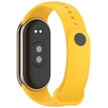 Ремешок Deexe Soft Silicone для Xiaomi Mi Smart Band 8 / 9 - Yellow: фото 1 из 5