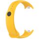 Ремешок Deexe Soft Silicone для Xiaomi Mi Smart Band 8 / 9 - Yellow (326042Y). Фото 3 из 5