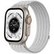 Ремешок Deexe Soft Weave для Apple Watch 49 / 46 / 45 / 44 / SE 44 / 42 (Series 1-3) / Ultra / Ultra 2 / Ultra 3 - Grey (371861H). Фото 2 из 5