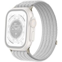 Ремешок Deexe Soft Weave для Apple Watch 49 / 46 / 45 / 44 / SE 44 / 42 (Series 1-3) / Ultra / Ultra 2 / Ultra 3 - Grey: фото 1 из 5