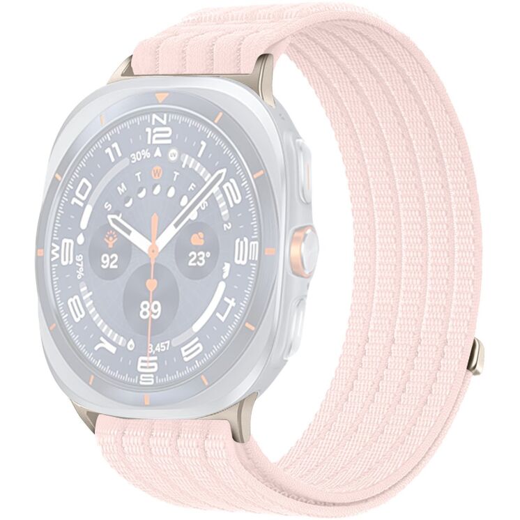 Ремешок Deexe Soft Weave для Samsung Galaxy Watch Ultra (47mm) / Ultra (2025) - Pink (387805P) Ремешок Deexe Soft Weave для Samsung Galaxy Watch Ultra (47mm) / Ultra (2025) - Pink: фото 1 из 5