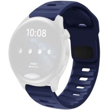 Ремінець Deexe Sport Band для годинників з шириною кріплення 22 мм - Navy Blue: фото 1 з 2