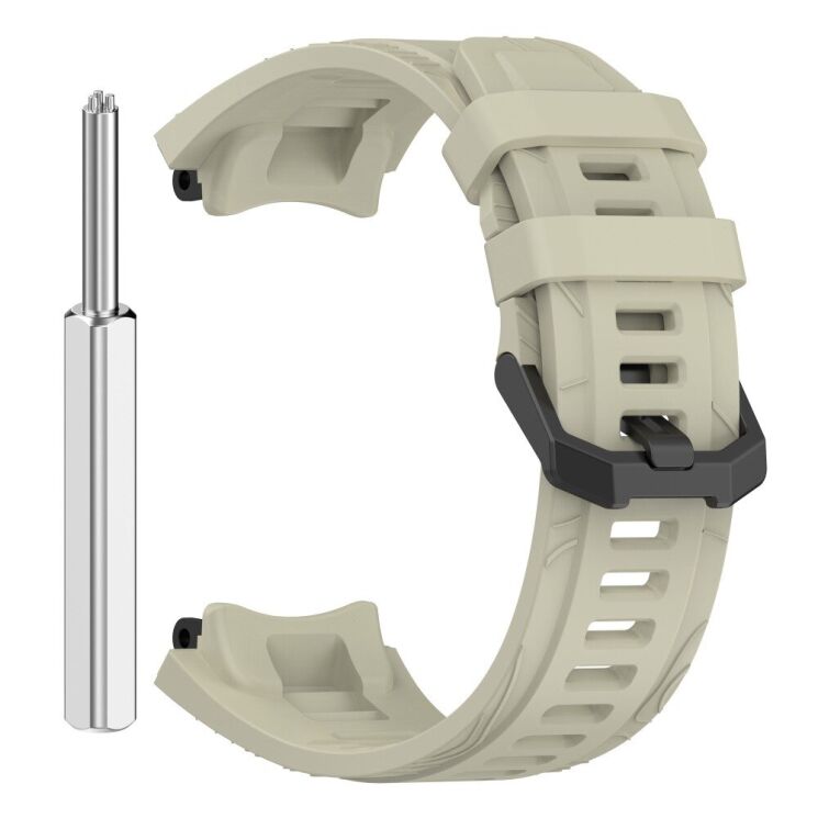 Ремінець Deexe Sport Series для Xiaomi Amazfit T-ReX 3 - Rock Grey: фото 4 з 9