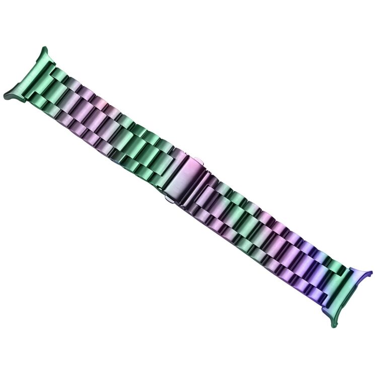 Ремінець Deexe Stainless Steel для Samsung Galaxy Watch 8 (40/44mm) / 8 Classic - Colorful: фото 2 з 5