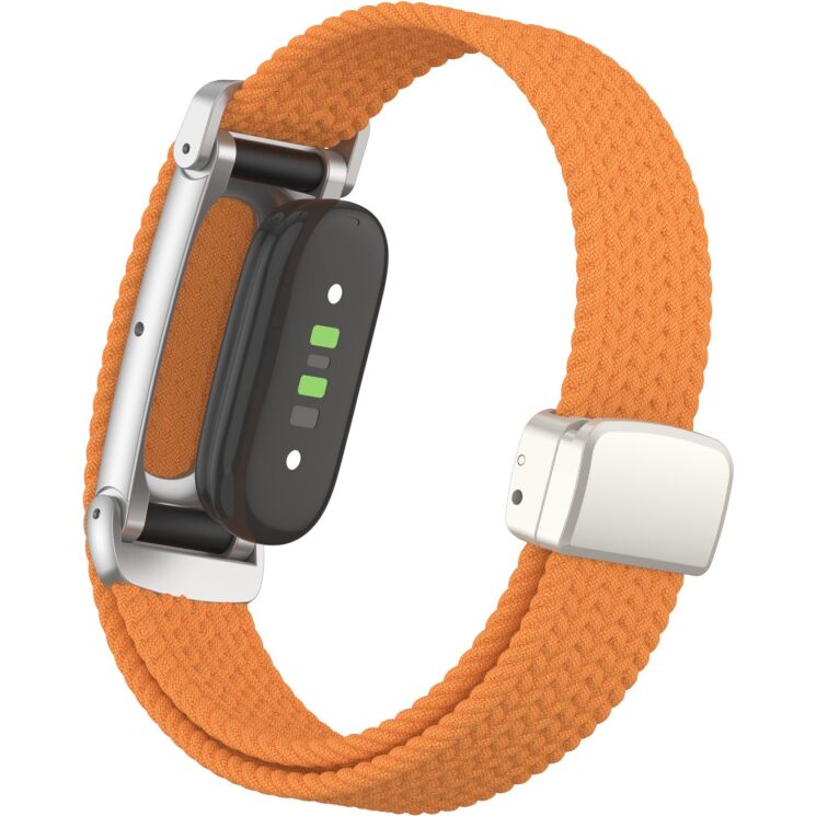 Ремешок для часов Deexe Knitted Strap для Google Fitbit Air - Orange (258017O) Ремешок для часов Deexe Knitted Strap для Google Fitbit Air - Orange: фото 3 из 5