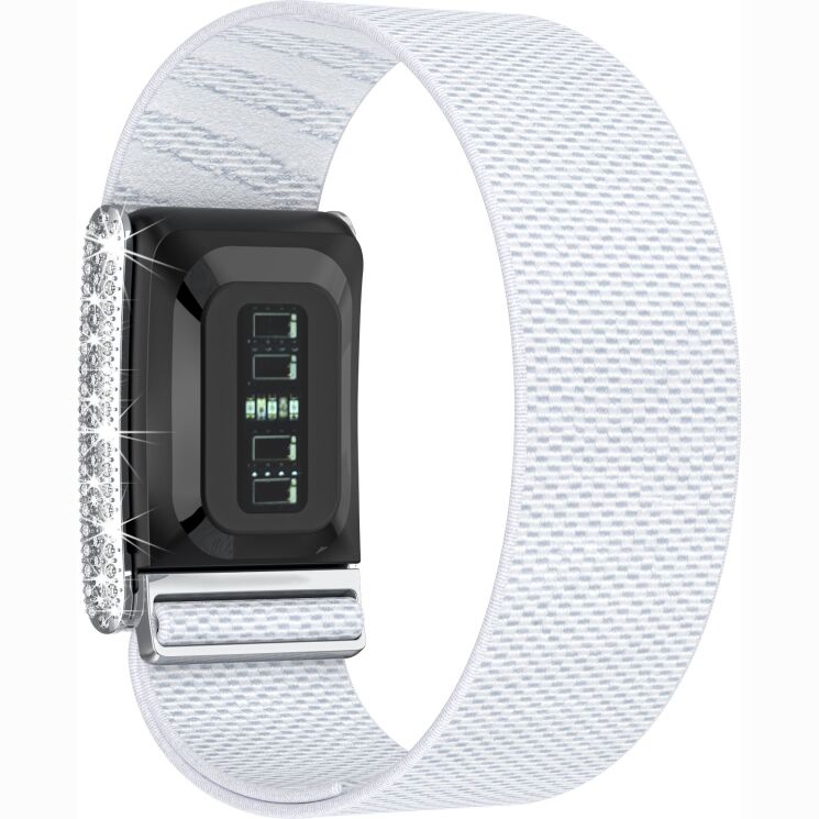 Ремінець для годинника Deexe Shiny Strap для WHOOP 5.0 - White (403108W) Ремінець для годинника Deexe Shiny Strap для WHOOP 5.0 - White: фото 2 з 6