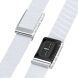 Ремінець для годинника Deexe Shiny Strap для WHOOP 5.0 - White (403108W). Фото 3 з 6