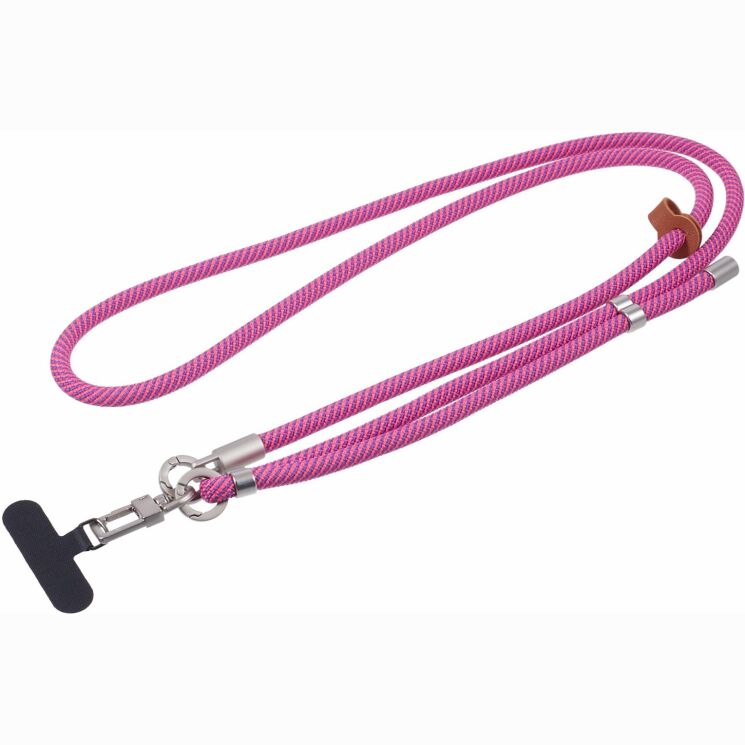 Ремінець для смартфона Deexe Crossbody Strap - Pink / Purple (983028PV) Ремінець для смартфона Deexe Crossbody Strap - Pink / Purple: фото 1 з 5