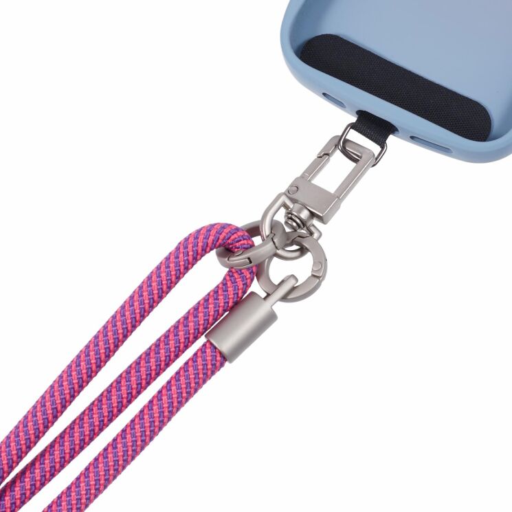 Ремінець для смартфона Deexe Crossbody Strap - Pink / Purple (983028PV) Ремінець для смартфона Deexe Crossbody Strap - Pink / Purple: фото 3 з 5