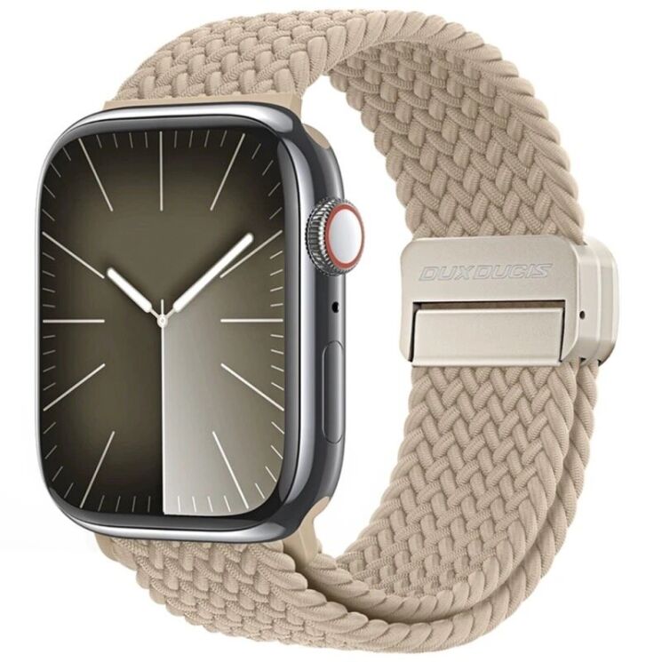 Ремешок DUX DUCIS Mixture Pro Series для Apple Watch 42 (Series 10) / 41 / 40 / SE 40 / 38 - Biege: фото 1 из 7
