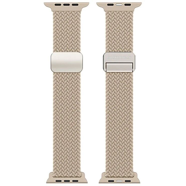 Ремешок DUX DUCIS Mixture Pro Series для Apple Watch 42 (Series 10) / 41 / 40 / SE 40 / 38 - Biege: фото 2 из 7