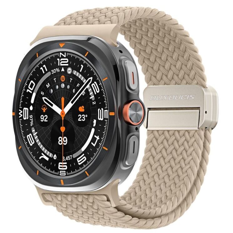 Ремешок DUX DUCIS Mixture Pro Series для Samsung Galaxy Watch Ultra (47mm) - Beige: фото 1 из 13