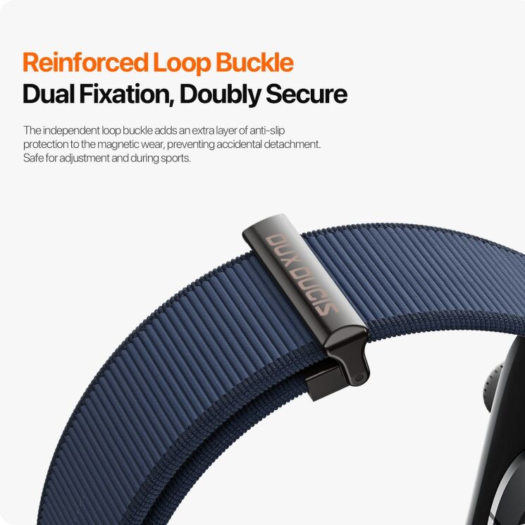 Ремешок DUX DUCIS YM Series для Apple Watch 42 (Series 10/11) / 41 / 40 / SE 40 / 38 - Light Grey: фото 6 из 11