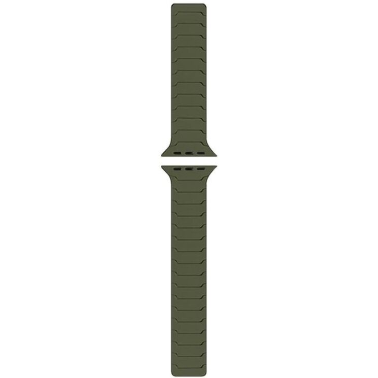 Ремінець Hoco WA39 для Apple Watch 42 (Series 10/11) / 41 / 40 / SE 40 / 38 - Armygreen / Black (345150G) Ремінець Hoco WA39 для Apple Watch 42 (Series 10/11) / 41 / 40 / SE 40 / 38 - Armygreen / Black: фото 2 з 7