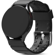 Ремінець Ringke Rubber One Bold для годинників з шириною кріплення 20мм (8809919305174) - Black: фото 1 з 13