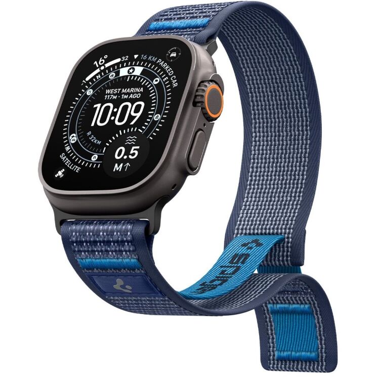 Ремінець Spigen Athlex Air 2 для Apple Watch 46 / 45 / 44 / SE 44 / 42 (Series 1-3) / Ultra / Ultra 2 / Ultra 3 (AMP10608) - Navy Blue: фото 4 з 18