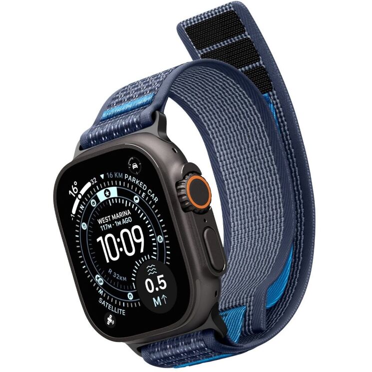 Ремінець Spigen Athlex Air 2 для Apple Watch 46 / 45 / 44 / SE 44 / 42 (Series 1-3) / Ultra / Ultra 2 / Ultra 3 (AMP10608) - Navy Blue: фото 3 з 18