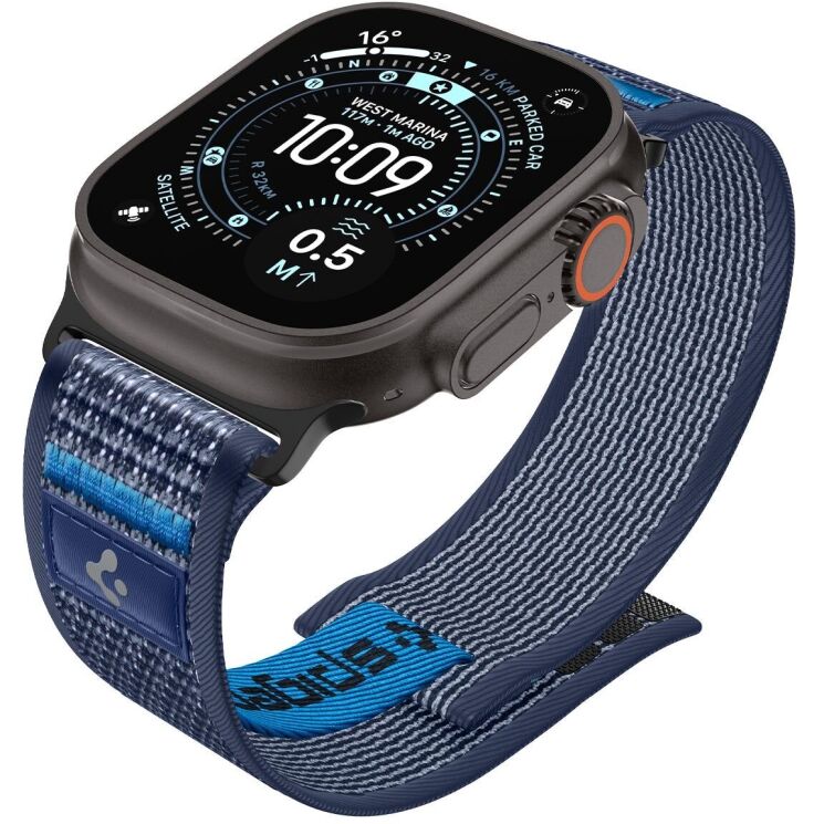 Ремінець Spigen Athlex Air 2 для Apple Watch 46 / 45 / 44 / SE 44 / 42 (Series 1-3) / Ultra / Ultra 2 / Ultra 3 (AMP10608) - Navy Blue: фото 5 з 18