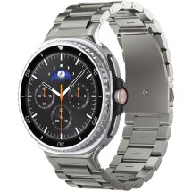 Ремінець Spigen Modern Fit Titanium для Samsung Galaxy Watch 8 (40/44mm) / 8 Classic AMP10122 - Natural Titanium: фото 1 з 14