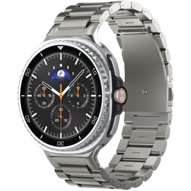 Ремінець Spigen Modern Fit Titanium для Samsung Galaxy Watch 8 (40/44mm) / 8 Classic AMP10122 - Natural Titanium (384188H) Ремінець Spigen Modern Fit Titanium для Samsung Galaxy Watch 8 (40/44mm) / 8 Classic AMP10122 - Natural Titanium: фото 1 з 14
