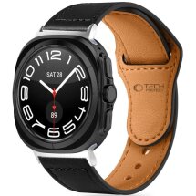Ремешок Tech-Protect LEATHERFIT для Samsung Galaxy Watch Ultra (47mm) - Black: фото 1 из 5