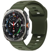 Ремешок Tech-Protect Silicone Line для Samsung Galaxy Watch Ultra (47mm) 5906302376445 - Green: фото 1 из 4
