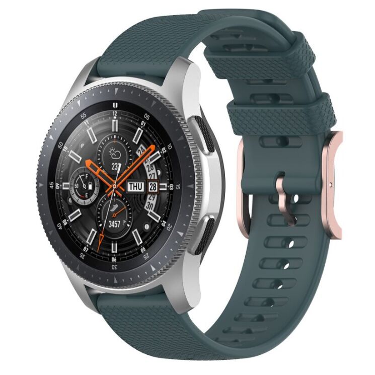 Ремешок UniCase Dot Pattern для Samsung Galaxy Watch 3 (45mm) - Dark Green: фото 2 из 5