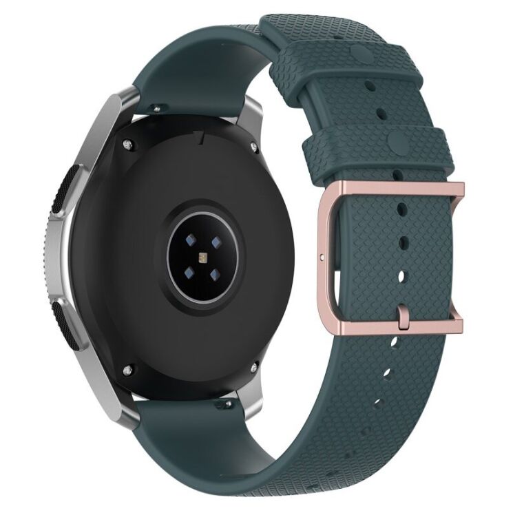 Ремешок UniCase Dot Pattern для Samsung Galaxy Watch 3 (45mm) - Dark Green: фото 1 из 5