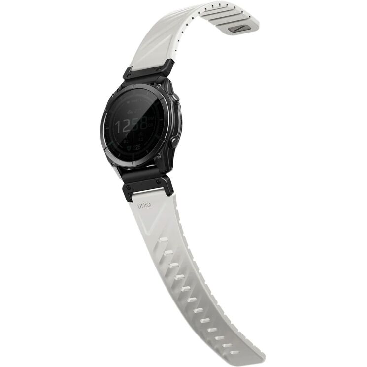 Ремешок UNIQ Fluo для часов Garmin c креплением Quick Fit 22mm (UNIQ-22MM-FLUOMGRY) - Gray (271434H) Ремешок UNIQ Fluo для часов Garmin c креплением Quick Fit 22mm (UNIQ-22MM-FLUOMGRY) - Gray: фото 4 из 10