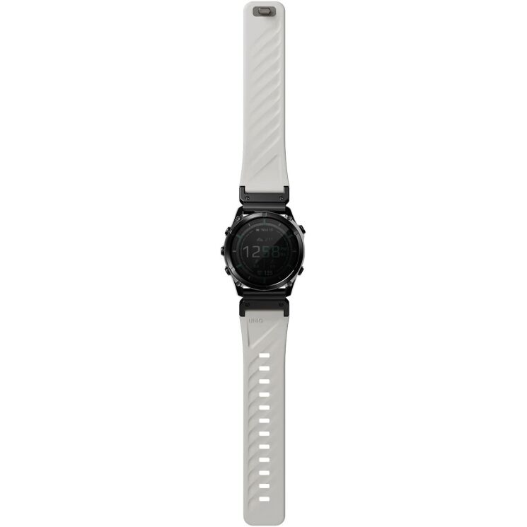 Ремешок UNIQ Fluo для часов Garmin c креплением Quick Fit 22mm (UNIQ-22MM-FLUOMGRY) - Gray (271434H) Ремешок UNIQ Fluo для часов Garmin c креплением Quick Fit 22mm (UNIQ-22MM-FLUOMGRY) - Gray: фото 5 из 10