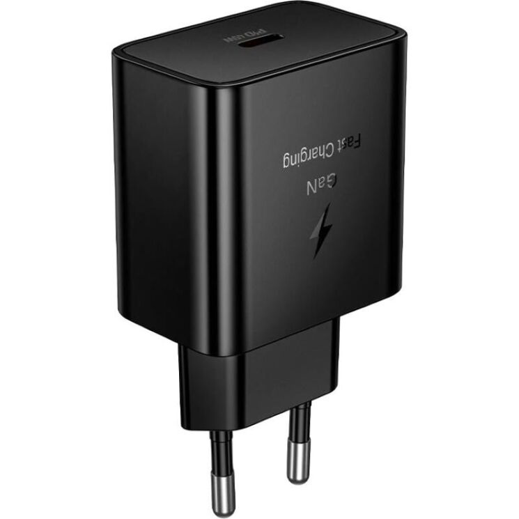 Мережевий зарядний пристрій Hoco N77 PD45W (Type-C) - Black: фото 2 з 9