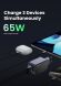 Сетевое зарядное устройство UGREEN X553 Nexode S 65W (2Type-C + USB) 35042 - Space Gray (995678H). Фото 5 из 12