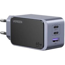 Сетевое зарядное устройство UGREEN X553 Nexode S 65W (2Type-C + USB) 35042 - Space Gray: фото 1 из 12