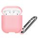 Силиконовый чехол Deexe Defender Case для Apple AirPods 1 / 2 - Pink (204520P). Фото 1 из 4