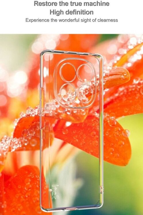 Силиконовый чехол IMAK UX-5 Series для Xiaomi Redmi Note 14 Pro - Transparent: фото 7 из 9