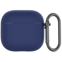 Силіконовий чохол UniCover Protective Cover для Apple AirPods 4 - Dark Blue: фото 1 з 8