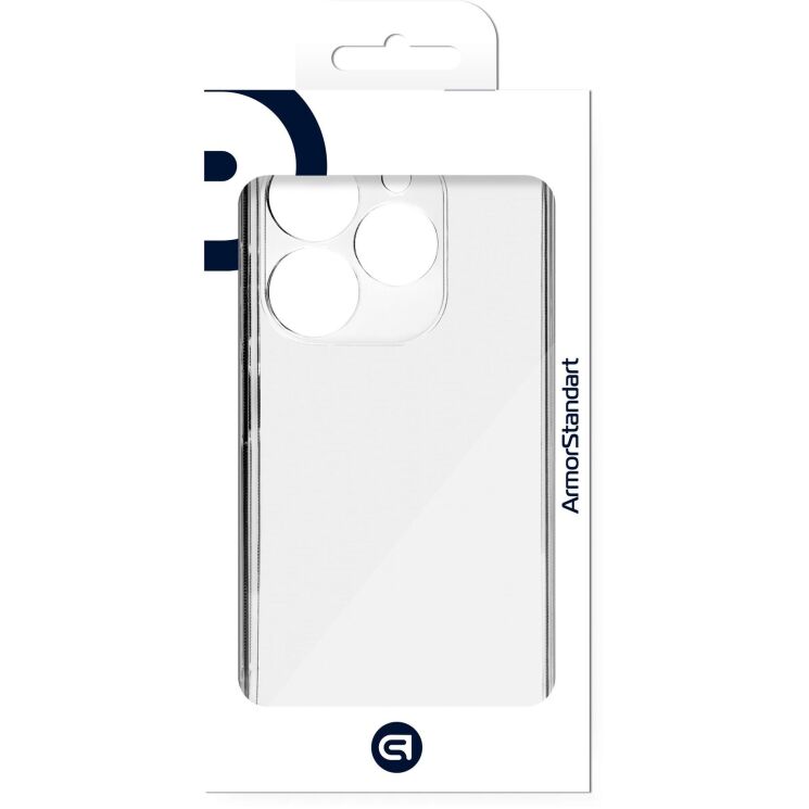 Силиконовый (TPU) чехол ArmorStandart Air Series для TECNO Spark 20C - Transparent: фото 2 из 3
