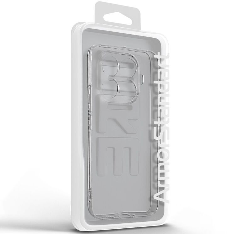 Силіконовий (TPU) чохол ArmorStandart Air Series для Xiaomi 15T Pro - Transparent: фото 3 з 6