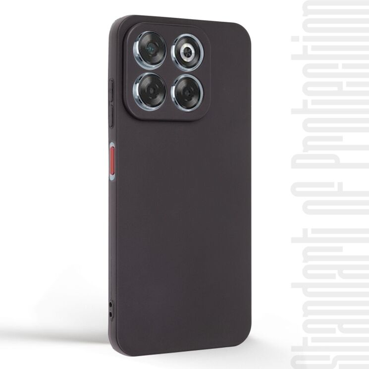 Силиконовый (TPU) чехол ArmorStandart Matte Slim Fit для ZTE Nubia V70 - Black: фото 3 из 5