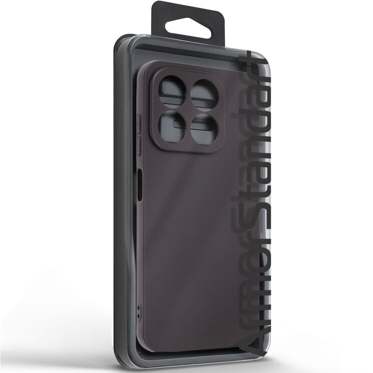 Силиконовый (TPU) чехол ArmorStandart Matte Slim Fit для ZTE Nubia V70 - Black: фото 2 из 5