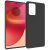 Силиконовый (TPU) чехол Deexe Matte Case для Motorola Edge 50 Fusion - Black: фото 1 из 4