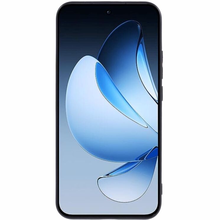 Силиконовый (TPU) чехол Deexe Matte Case для OPPO Reno 13 5G - Black: фото 2 из 6