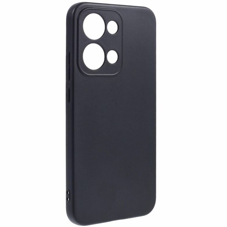 Силиконовый (TPU) чехол Deexe Matte Case для OPPO Reno 13 5G - Black: фото 3 из 6