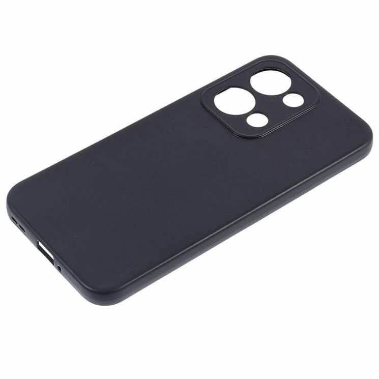 Силиконовый (TPU) чехол Deexe Matte Case для OPPO Reno 13 5G - Black: фото 4 из 6