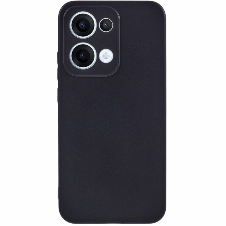 Силиконовый (TPU) чехол Deexe Matte Case для OPPO Reno 13 5G - Black: фото 1 из 6