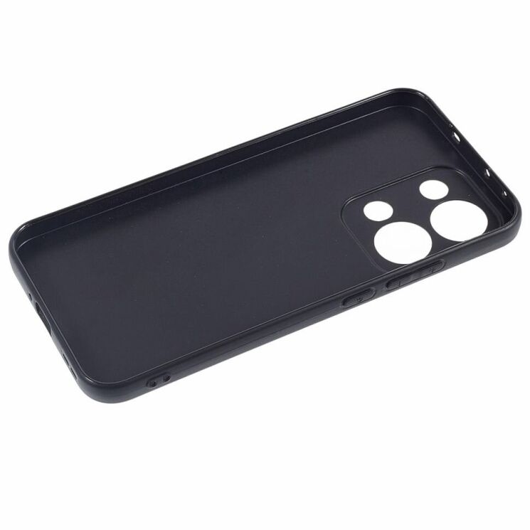 Силиконовый (TPU) чехол Deexe Matte Case для OPPO Reno 13 5G - Black: фото 5 из 6