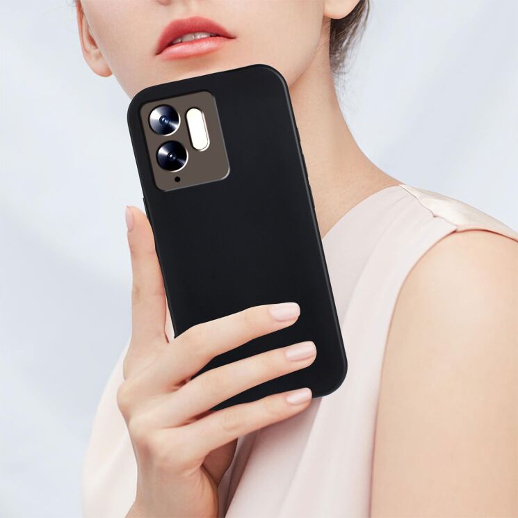 Силіконовий (TPU) чохол Deexe Matte Case для Xiaomi Poco C95 Pro - Black (429204B) Силіконовий (TPU) чохол Deexe Matte Case для Xiaomi Poco C95 Pro - Black: фото 7 з 7