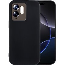 Силіконовий (TPU) чохол Deexe Matte Case для Xiaomi Poco C95 Pro - Black: фото 1 з 7