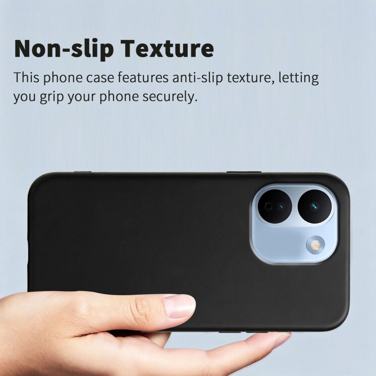 Силиконовый (TPU) чехол Deexe Matte Case для Xiaomi Redmi Note 17 Pro Max / Note 17 Pro Plus - Black (430512B) Силиконовый (TPU) чехол Deexe Matte Case для Xiaomi Redmi Note 17 Pro Max / Note 17 Pro Plus - Black: фото 7 из 8