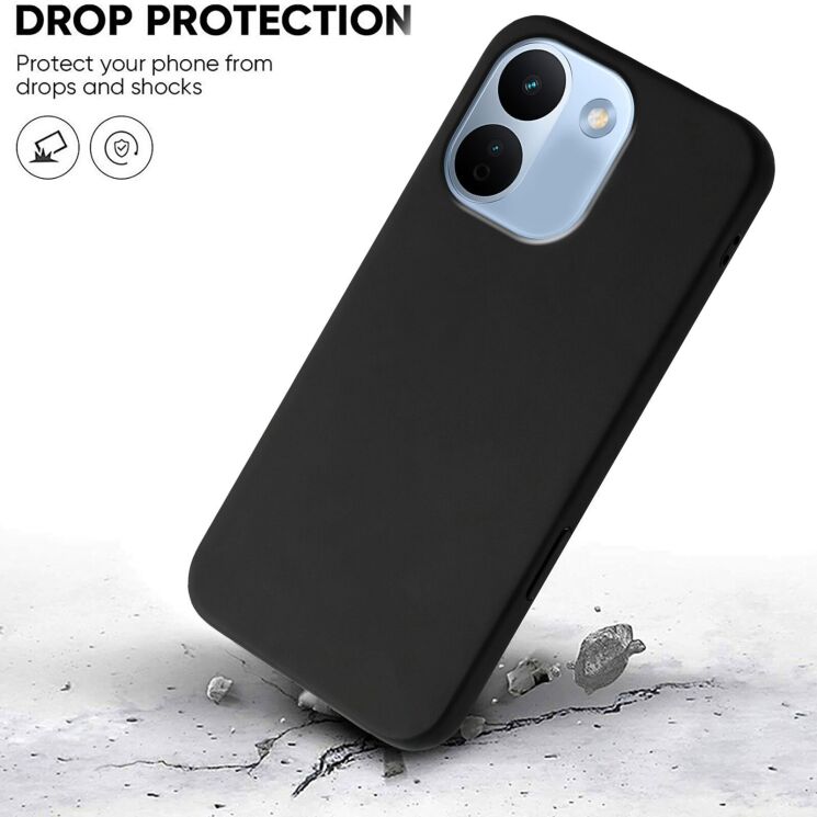 Силиконовый (TPU) чехол Deexe Matte Case для Xiaomi Redmi Note 17 Pro Max / Note 17 Pro Plus - Black (430512B) Силиконовый (TPU) чехол Deexe Matte Case для Xiaomi Redmi Note 17 Pro Max / Note 17 Pro Plus - Black: фото 5 из 8